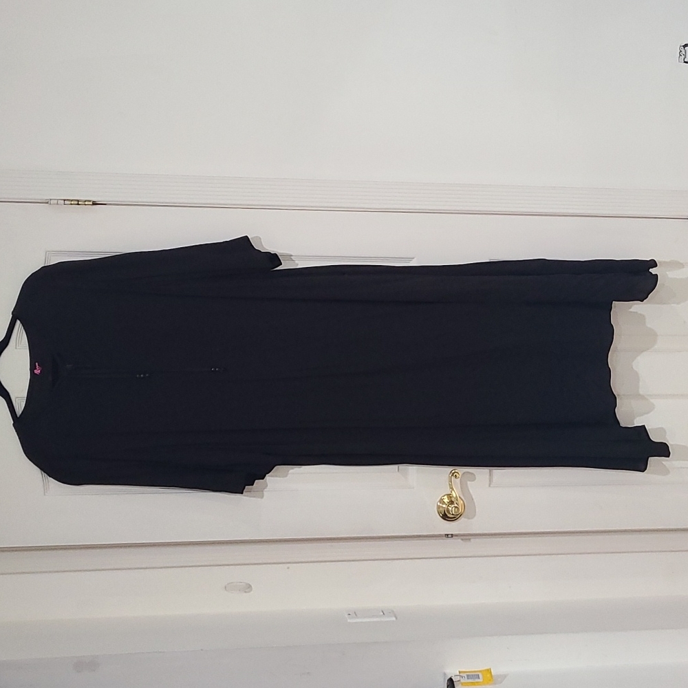 Mayas Place Summer Maxi Dress in Black, XL
